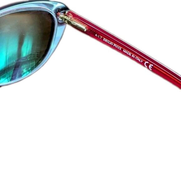 Emilio Pucci Sunglasses EP 5031-3 071 52-15-140 Cat Eye Red Printed Frames Women main image 4